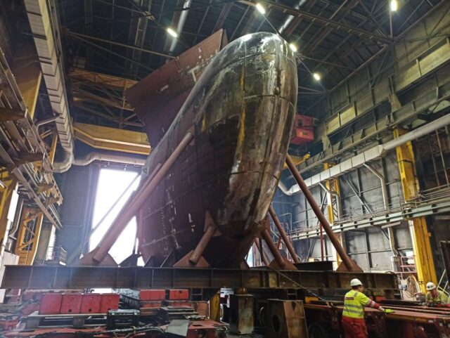 Navalis Group hull construction process