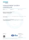 DNV Management System Certificate for Navalis Group OÜ, certifying compliance with ISO 45001:2018 for occupational health and safety management in the production and installation of metal frameworks and pipelines related to shipbuilding and repair.